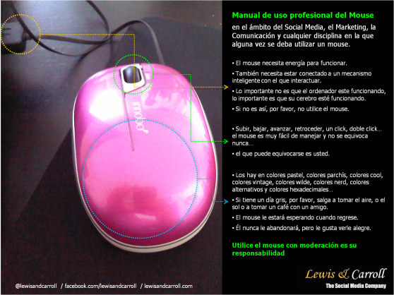 Manual de uso profesional del mouse by Lewis & Carroll